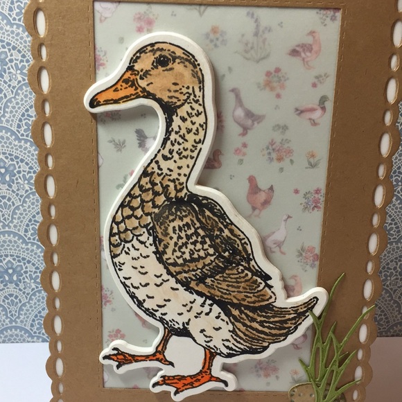 Handmade Card Duck - Picture 2 of 6